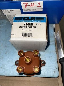 GLM MARINE,DISTRIBUTOR CAP,REPLACES VOLVO PENTA 841263-7;P/N 71480. - Imagen 1 de 6