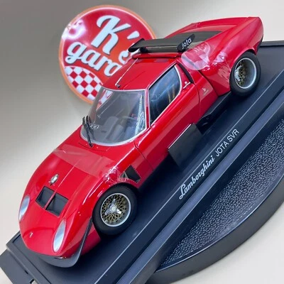 Kyosho 1/18 Lamborghini Jota SVR Red Gorgeous Collection Diecast 08311R - Image 1 of 4
