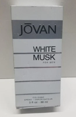 Colonia Jovan White Musk de Coty para hombre 3/3,0 oz nueva en caja Foto 1 de 2