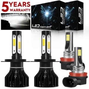 For Honda CR-V CRV 02 03 04 2007-14 LED HEADLIGHT Fog Light Bulbs White Combo K9 - Picture 1 of 15