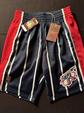 Mitchell & Ness NBA Swingman Road Houston Rockets 96-97 Shorts Men Size S New Cover