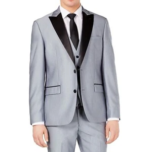 Mens Prom Jacket Long Satin Blazer 42Long - Picture 1 of 4