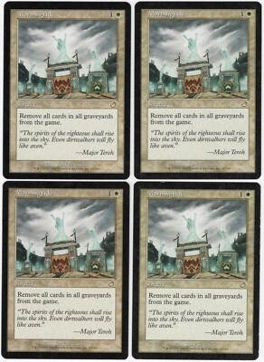 Morningtide x4 4x 2002 Torment PLAYSET White Rare Sorcery MTG SP - NM AZ2 - Image 1 of 2