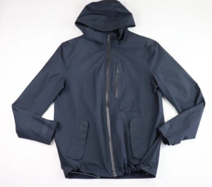 GEOX Amphibiox Men's Size 40 Large Windbreaker With Hood Full Zip Jacket - Picture 1 of 13