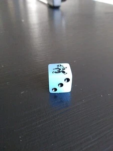 Monopoly Speed Die - Blue and Black - Game Replacement Part - Picture 1 of 5
