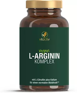 VITACTIV Arginin Complex - L-Arginin Kapseln Hochdosiert - Mit Citrullin 180 Stk - Bild 1 von 8