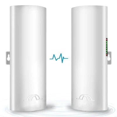 High Power Wireless Bridge 5.8GHz WiFi Point to Point Outdoor CPE 2 Mile Range - Image 1 of 4