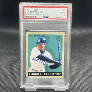 1997 Fleer Goudey Greats KEN GRIFFEY JR PSA 9 โ Iconic Seattle Swing ๐ฅ HOF - Picture 1 of 6