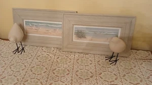 Set Of 2 Sea/Beach Landscape Wall Painting Wall Art Pictures Home Decoration - Picture 1 of 17