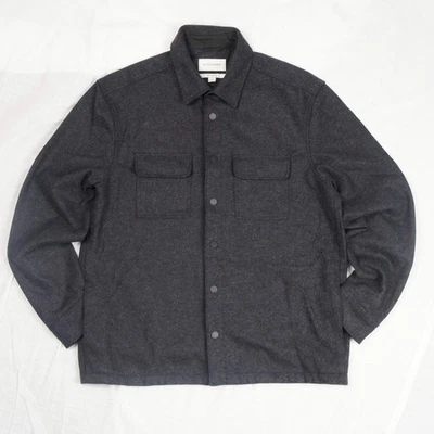 Marks & Spencer Autograph - Small - Mens New Wool Blend Shacket Thick Shirt Grey - Image 1 of 4