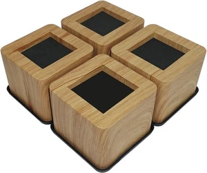 3 Inch Bed and Furniture Risers - Heavy Duty for Sofa, Table, Desk anti-slip Mat - Picture 1 of 8