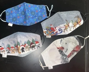 6 Pack Christmas Theme Stylist Masks By Just Classic - Picture 1 of 7