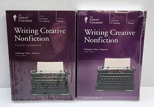 The Great Courses Writing Creative Nonfiction 4 DVDs Guidebook & Transcript Book - Picture 1 of 3
