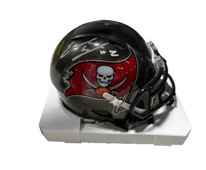 Emeka Egbuka Buccaneers Signed Autographed Mini Helmet Speed Fanatics COA - Picture 1 of 2