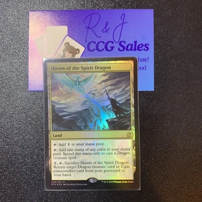 MTG - Foil - Haven of the spirit dragon - Dragons of Tarkir - Near Mint - Image 1 of 2