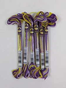 DMC Color Variations 6-Strand Embroidery Floss 8.7yd - Purple Pansy - 6 Skeins - Picture 1 of 1