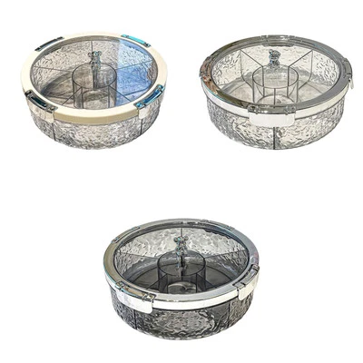 Geteilter Servierschale tragbarer Lagerbehälter für Küchenmüsse Wohnzimmer - Bild 1 von 2