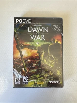 Warhammer 40,000 Dawn of War: Dark Crusade (PC, 2006) New Sealed With Sleeve VTG - Image 1 of 4