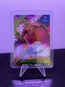 2024-25 Topps Finest UCC Angel Di Maria Magenta Auto /75 - Benfica - Bild 1 von 2