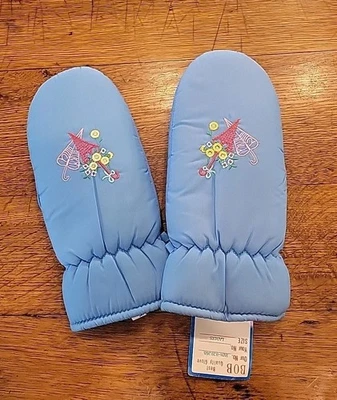 NOS Womens Vintage Lined Granny Mittens Size Ladies Medium  Made In Taiwan NWT - Image 1 of 4