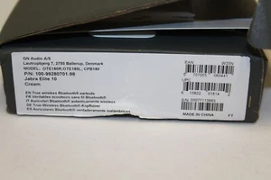Jabra Elite 10 True Wireless Headphones with Mic Used Invoice VAT - Picture 1 of 4