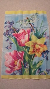 NIP-Large Garden Floral Flag 42.5 " X 29" - Picture 1 of 3