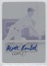 2015 Leaf Perfect Game National Showcase 1/1 Matt Rowland #PG-MR1 Auto 8i5