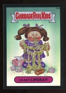 LEAKY LINDSAY 2014 Garbage Pail Kids GPK Chrome BLACK PARALELL 45a SP /99 - Bild 1 von 1