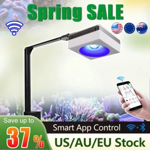 PopBloom Full Spectrum LED Aquarium Light For Coral Reef Grow with Arm Mount Kit - Picture 1 of 14