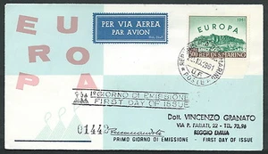 1961 SAN MARINO FDC RE.RU. EUROPA ANKUNFTSSTEMPEL - K1-2 - Bild 1 von 1