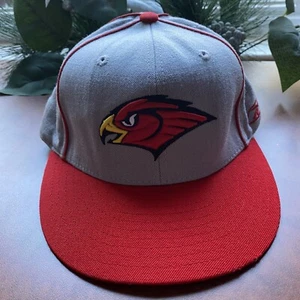 Atlanta Hawks NBA 3D Embroidered Hat Flat-bill Fitted Gray/Red Cap - Picture 1 of 6