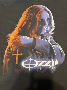 Ozzy Osbourne XL 2010 Liquid Blue Licensed Shirt Monowise RARE - Picture 1 of 10