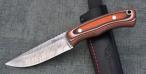 Damaszener Stahl FullTang Outdoor Jagd Messer Yasniy Sokol HRC 61 сокол фалкон - Bild 1 von 18