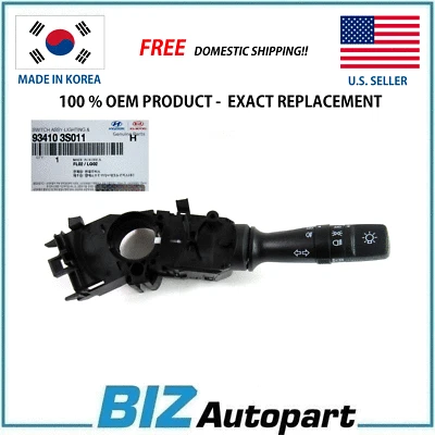 Genuine Headlight Turn Signal Switch for 2011-18 Hyundai Kia Models 93410-3S011 Foto 1 de 4