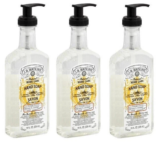 Pacote com 3- Sabonete para Mãos J.R Watkins Savon, Laranja Citrina, 11 Oz - Imagem 1 de 1