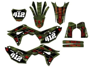 2019-2020 CRF 450 R APACHE Green Senge Graphics Kit Compatible with Honda - Picture 1 of 10