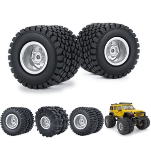 For 1:24 RC AXIAL SCX24 Metal Front / Rear Dually Tractor Wheels Rims / Tires - Picture 1 of 7