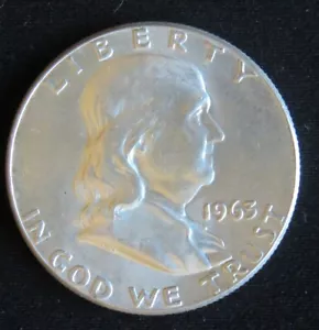 Medio dólar Franklin 1963 (244-3) - Imagen 1 de 2