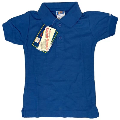 Nuevo Con Etiquetas Nuevo De Colección Años 90 RARO Little Levi's Logo Azul Real Niño Niños Polo 4 4T Foto 1 de 3