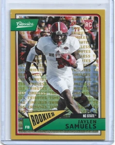2018 Classics Football Timeless Tributes Gold #272 Jaylen Samuels (28/99) - Picture 1 of 2