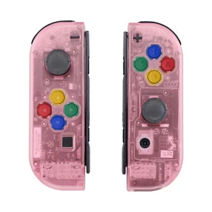 Cherry Pink Shell & Buttons for Nintendo Switch Joy con & Switch OLED JOY CON - Picture 1 of 10