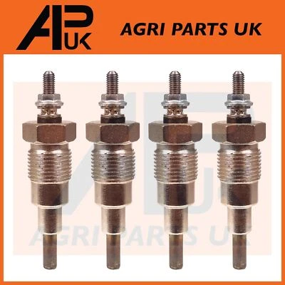 4 Glow Heater Plug for International IH 275 276 354 374 384 414 434 444 Tractor - Image 1 of 2