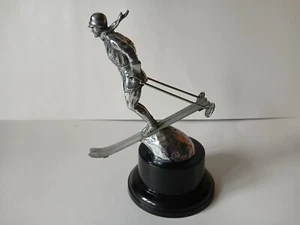 Riley Ski Lady car mascot.Riley cars . Riley hood ornament. - Picture 1 of 8