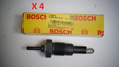 4 X bougies de préchauffage Bosch 0250001016 Unimog U45 - Photo 1/3