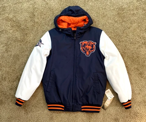 CHICAGO BEARS SUPER BOWL XX CHAMPIONSHIP Hooded Jacket  S M L XL 2X Cover