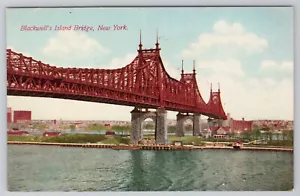 Blackwell Island Bridge Queensboro Bridge 59th Street New York VTG - Picture 1 of 2