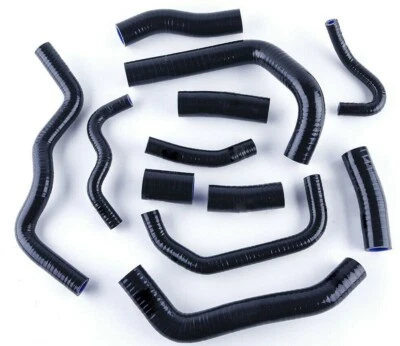 Black For 2004-2007 Honda CBR 1000 RR CBR1000RR Fireblade Silicone Coolant Hose  - Imagem 1 de 4