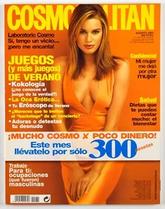 COSMOPOLITAN Spain Magazine August 2001 - REBECCA ROMIJN - Foto 1 di 6