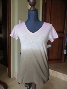 Camiseta para mujer Eddie Bauer cuello en V mangas cortas verde lavanda talla xs nueva con etiquetas - Imagen 1 de 12