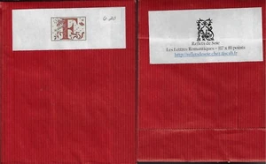 Reflets de Soie Counted X-stitch Chart - Les Lettres Romantiques -F - Picture 1 of 1